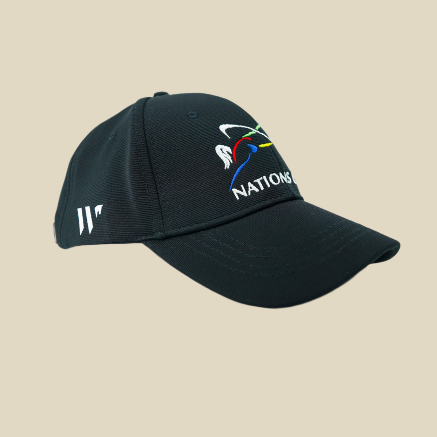 jumping nations cup side view hat
