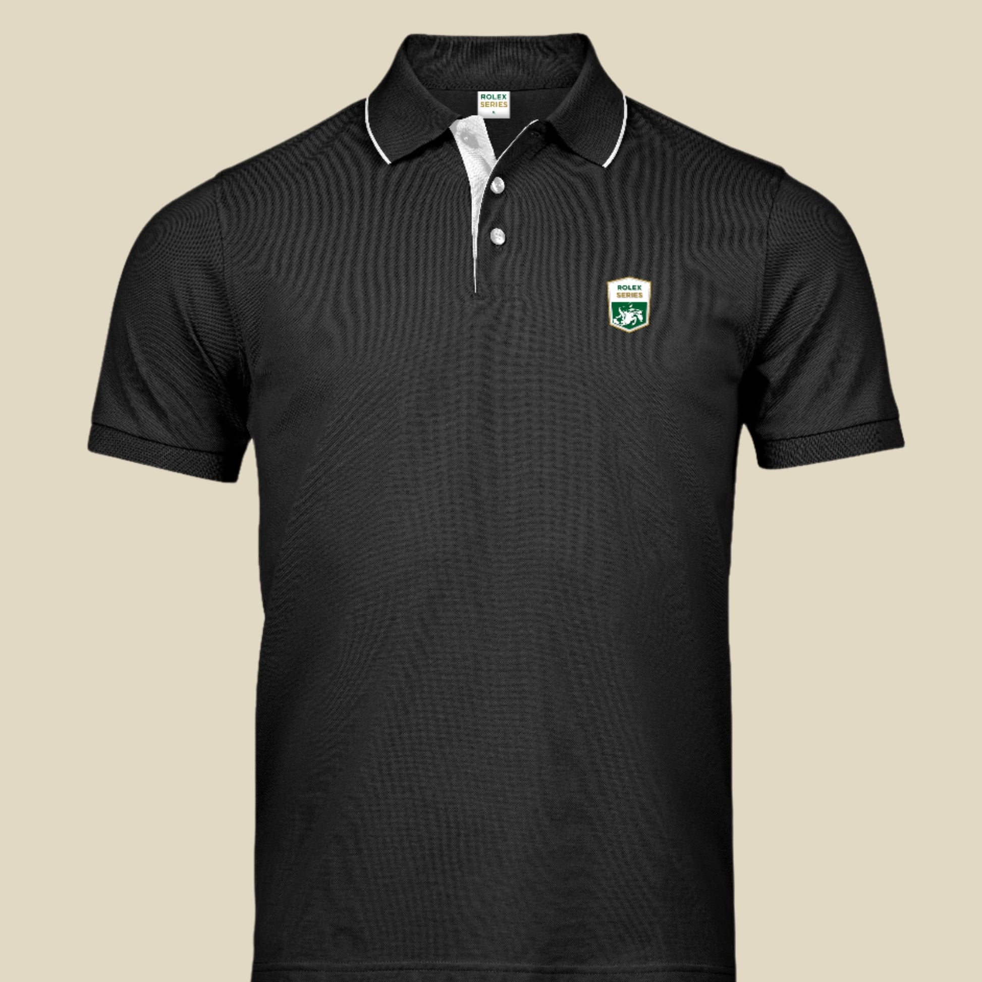 Rolex Series polo for men in black