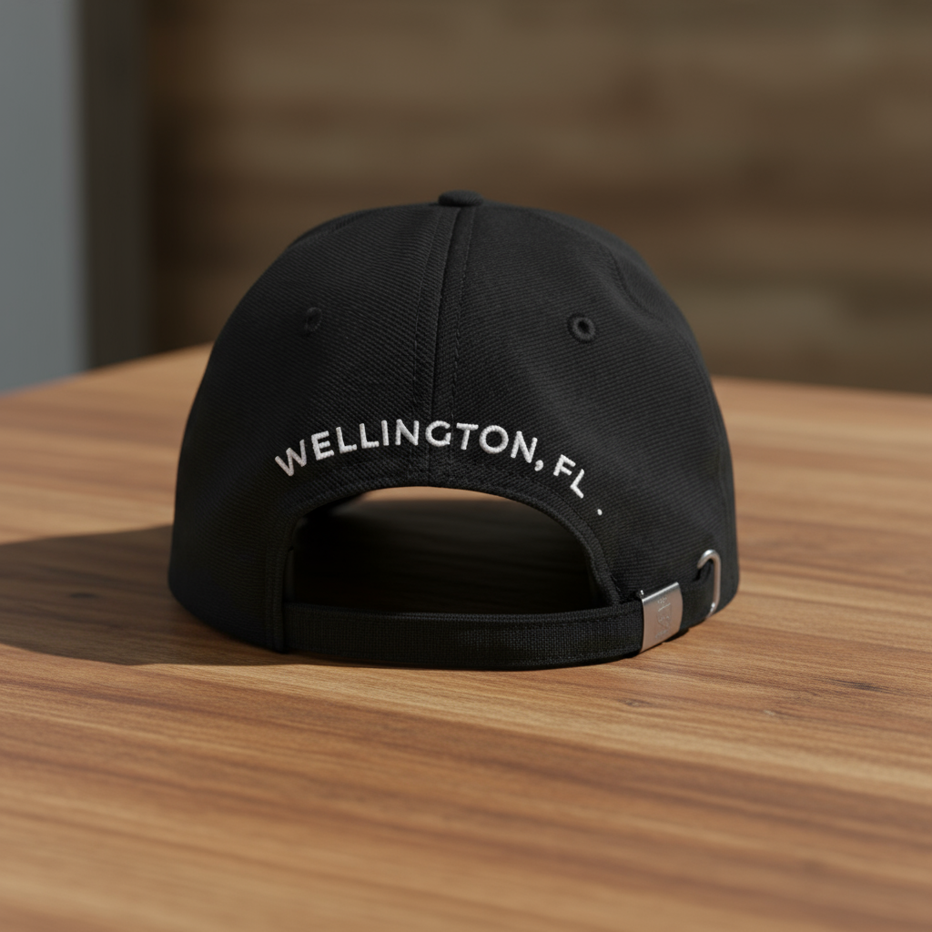 wellington international hat back view