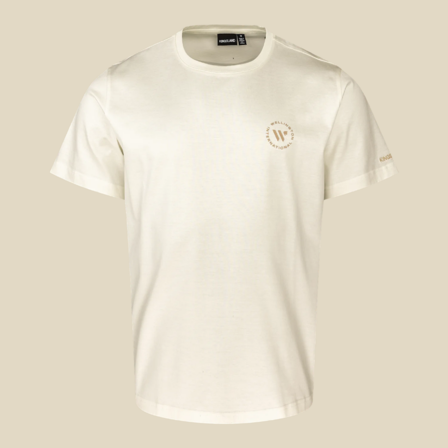 wellington international t-shirt in bone