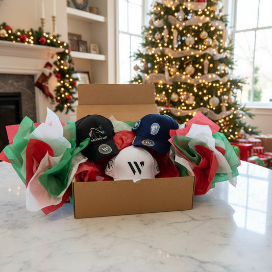 global dressage festival holiday gift box in a home setting