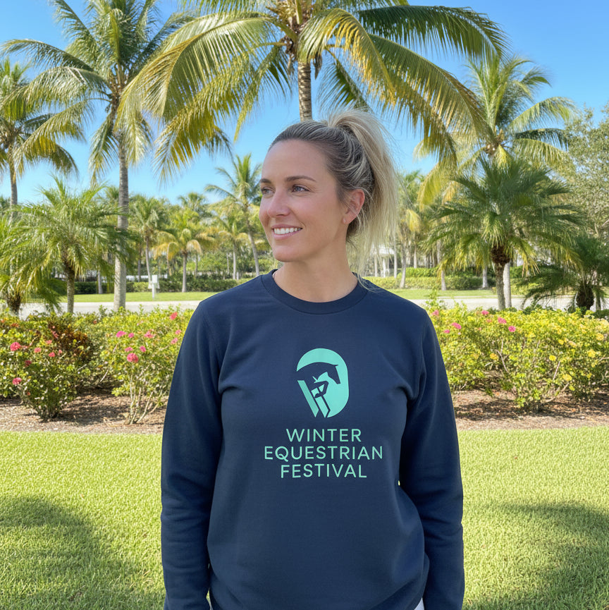 ladies wef sweatshirt in navy