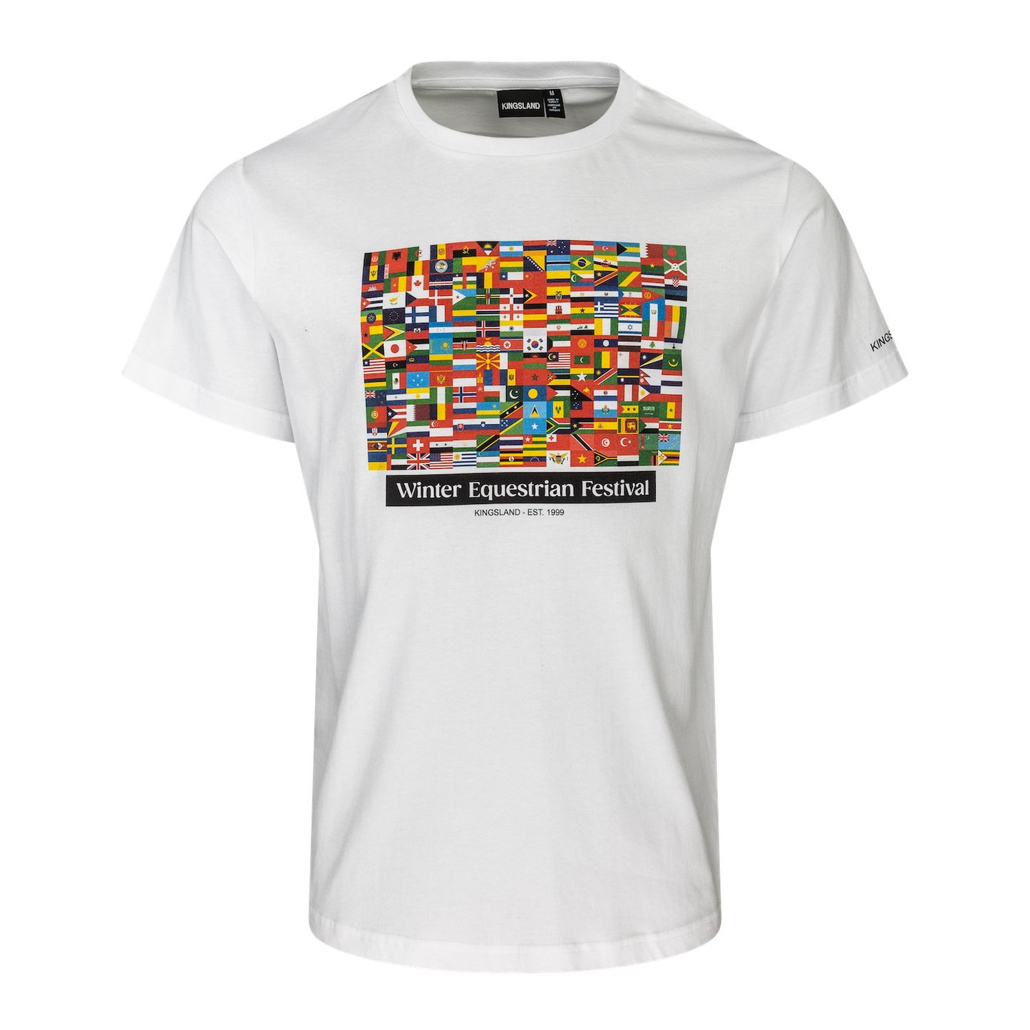 WEF Flag Print Mens T-shirt