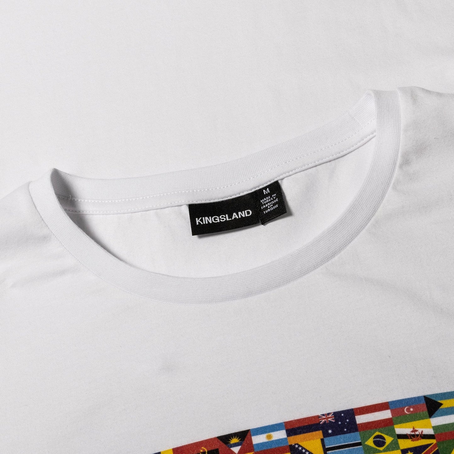 WEF Flag Print Mens T-shirt