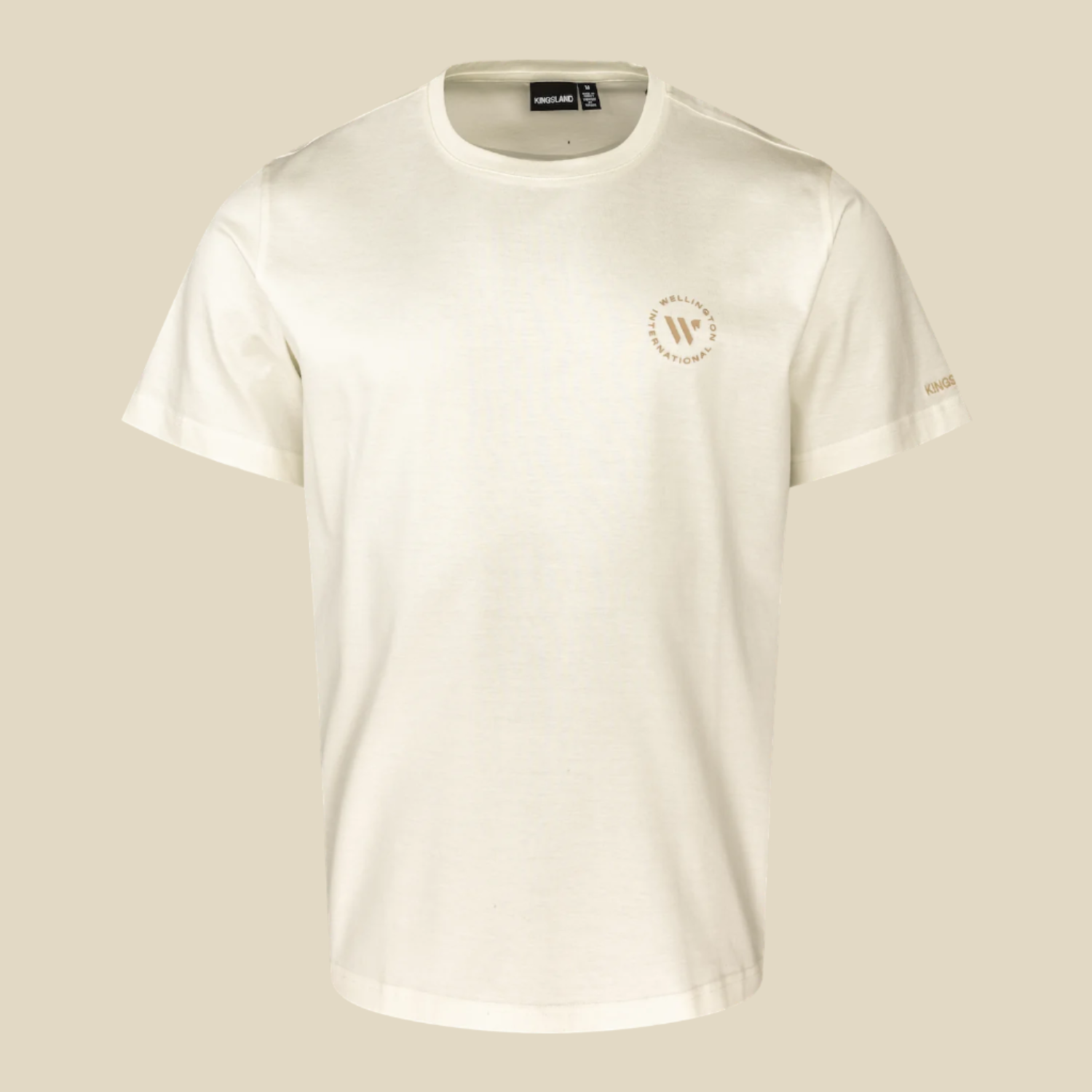 wellington international t-shirt in bone